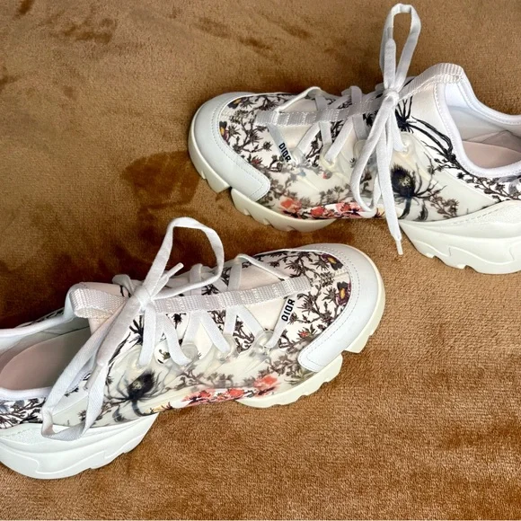 Vasagroup Dior D Connect Sneakers Floral D-connect Cloth Trainers